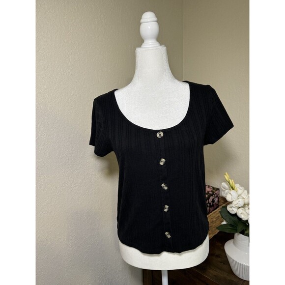 mudd womens short sleeve Top Size XL - Picture 1 of 9